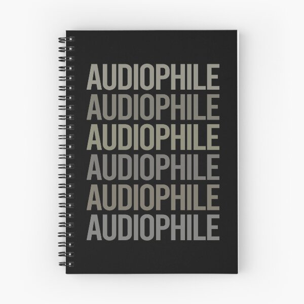 Item preview, Gray Text Art Audiophile designed and sold by TartSpiderWeb.