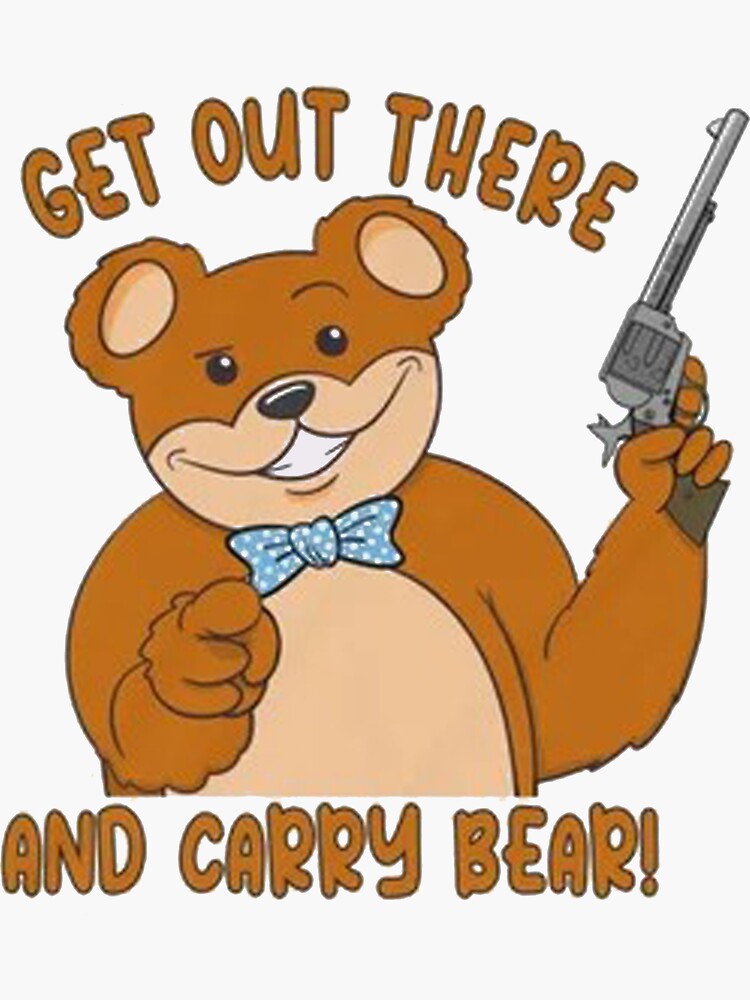 "Carry Bear" Sticker for Sale by setianahen Redbubble