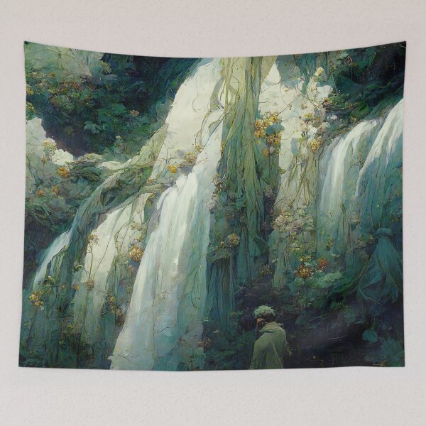 Item preview, Bladed Grass Wicking up the Waterfall designed and sold by Jacob Montanez.