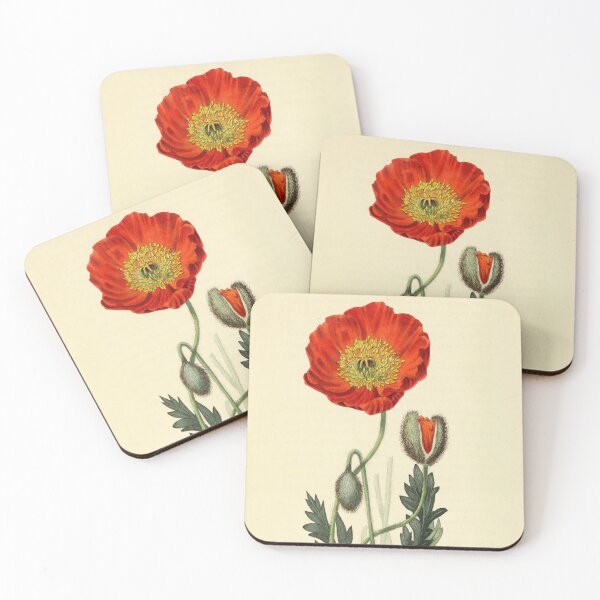 Item preview, New York Ornamental Poppy Illustration  designed and sold by Artystics Design.