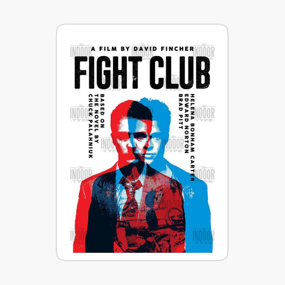 Fight Club Red Blue