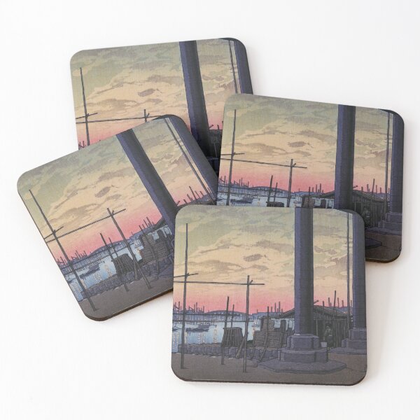 Item preview, Sumiyoshi Shrine at Tsukuda by Kawase Hasui designed and sold by Takeda-art.