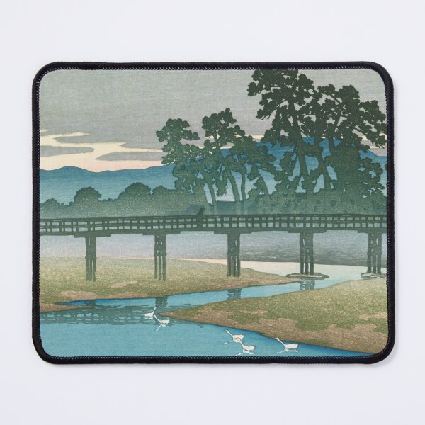 Item preview, Asano River at Kanazawa by Kawase Hasui designed and sold by Takeda-art.