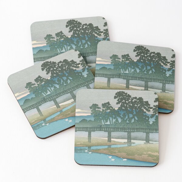 Item preview, Asano River at Kanazawa by Kawase Hasui designed and sold by Takeda-art.