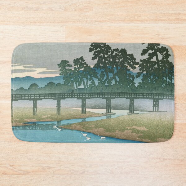 Item preview, Asano River at Kanazawa by Kawase Hasui designed and sold by Takeda-art.