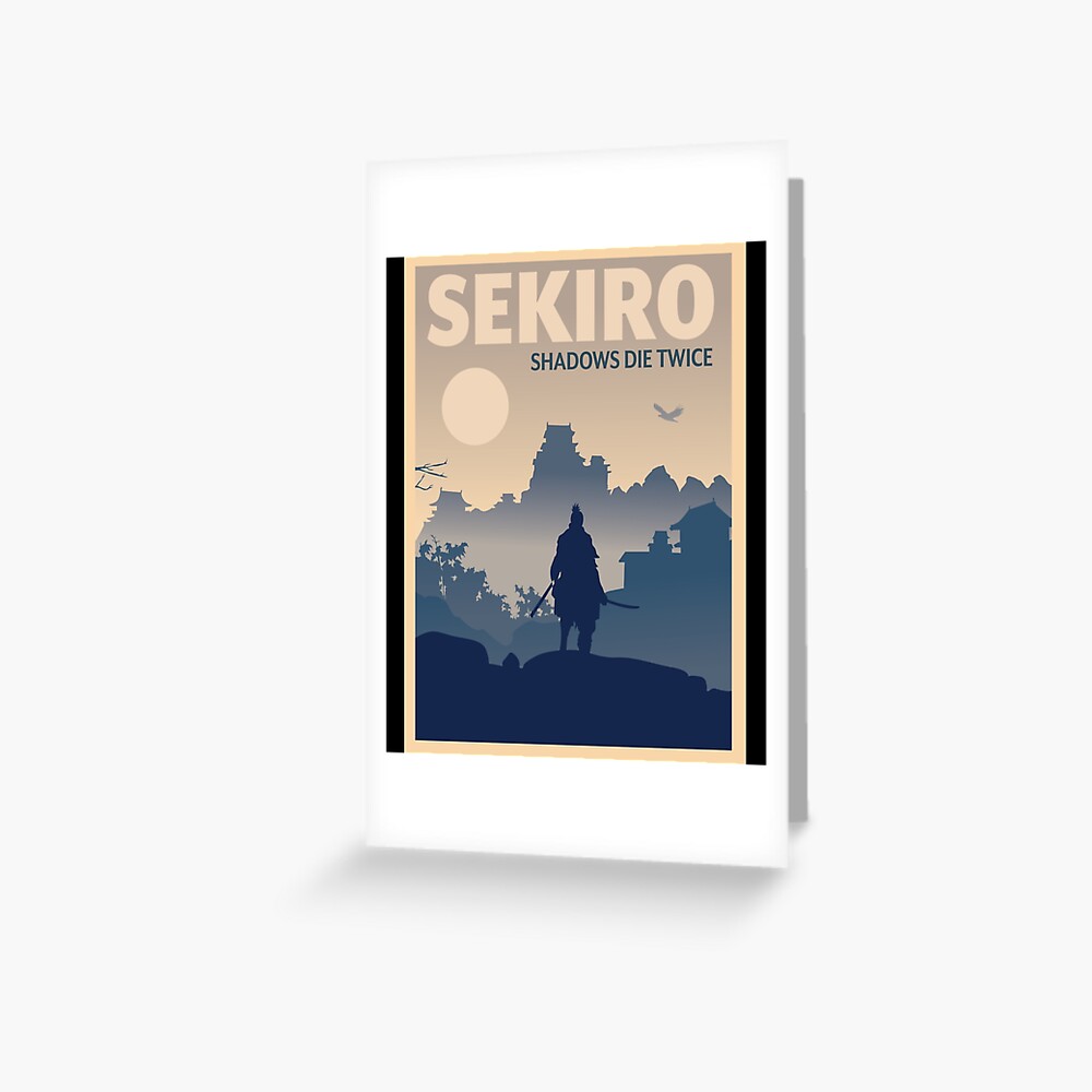 "Sekiro Shadows Die Twice - Minimalist Travel Style - Video Game Art