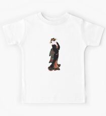 Katsushika Hokusai Frauen Sanbasou Tanz Kinder T-Shirt