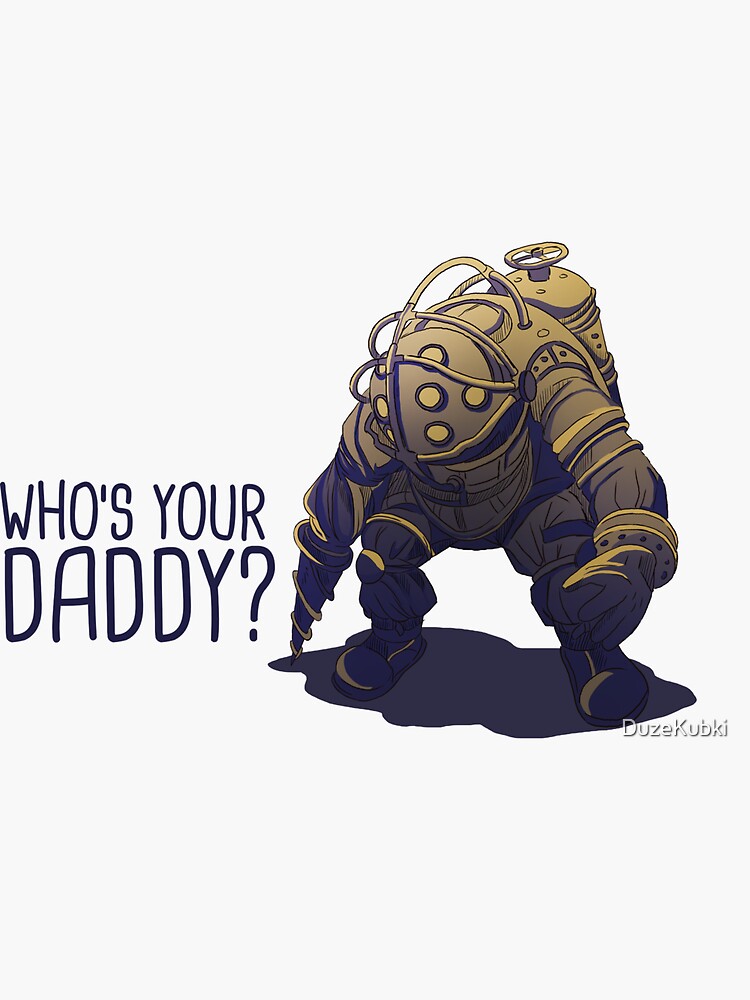 free cartoon whos your daddy stickerker