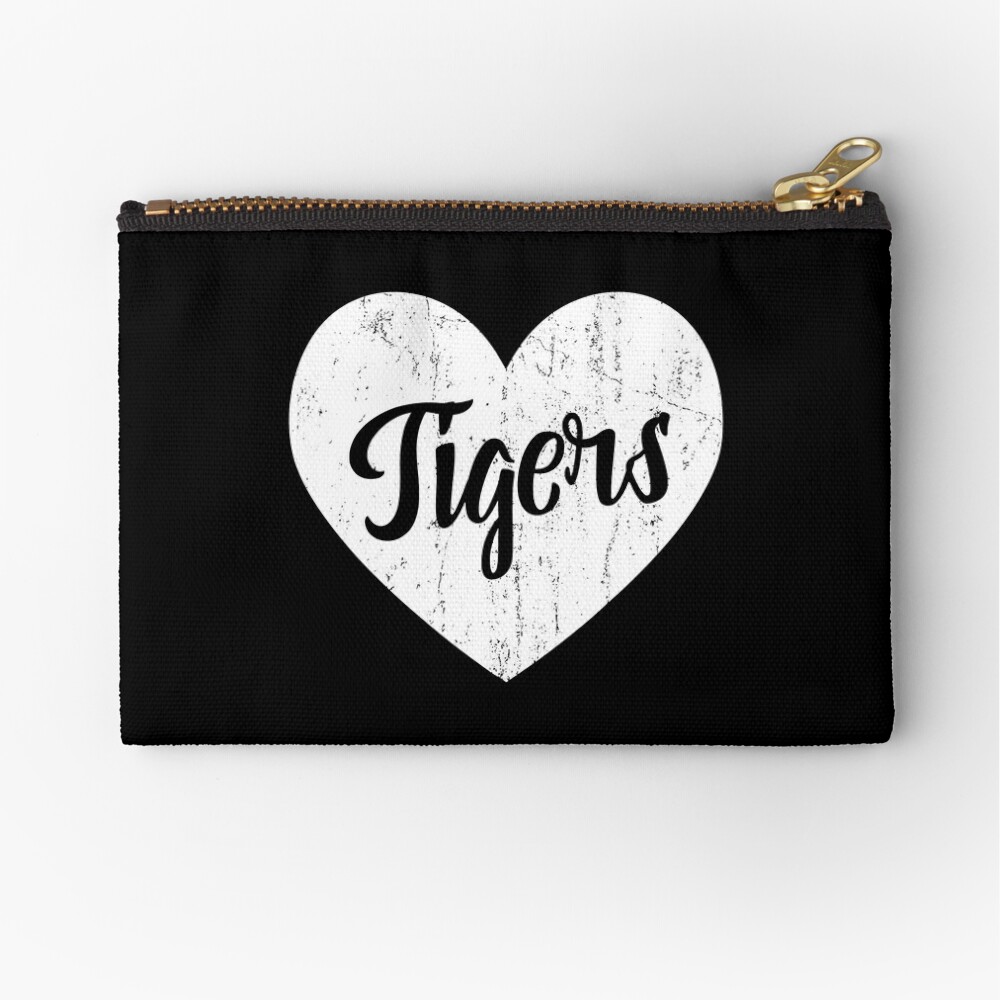  Tigers School Sports Fan Team Spirit Mascot Cute Heart