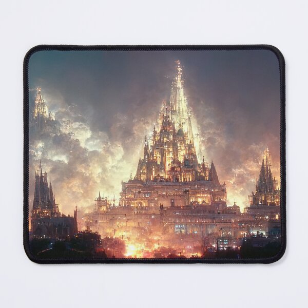Item preview, Glowing Futuristic Gothic Cathedral designed and sold by Jacob Montanez.