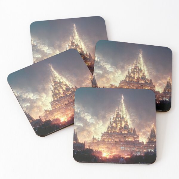 Item preview, Glowing Futuristic Gothic Cathedral designed and sold by Jacob Montanez.