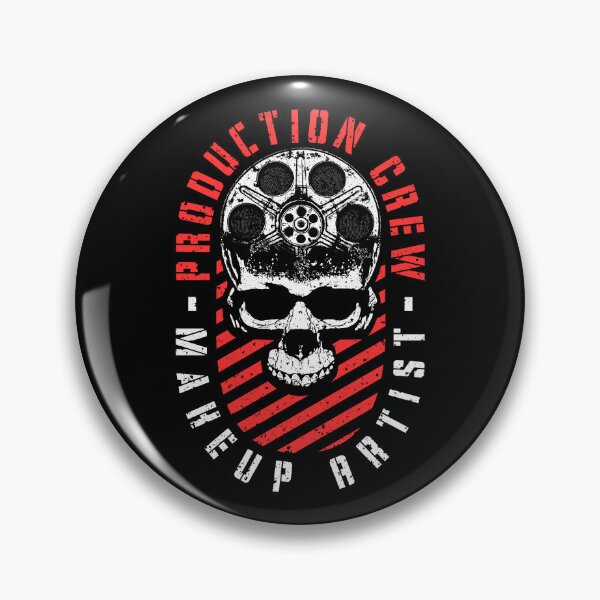 Item preview, Production Crew Makeup Artist Movie Film Halloween Skull designed and sold by GrandeDuc.