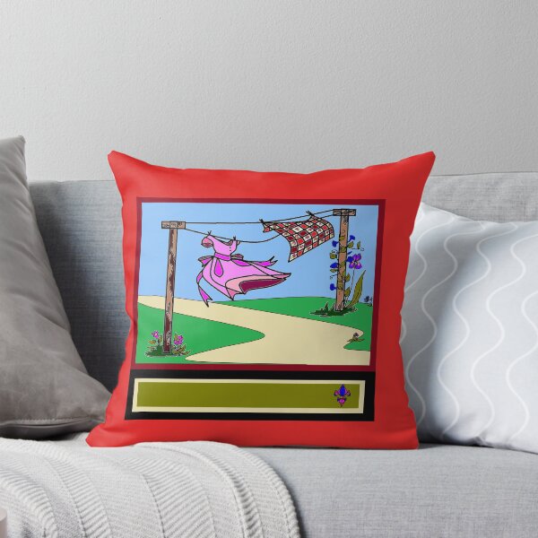 Item preview, A Homestead Clothesline with Pink Dress and Quilt designed and sold by judy snyder.
