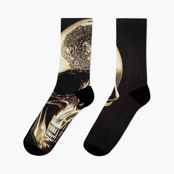 Item preview, a golden scull designed and sold by Aliveforfun.