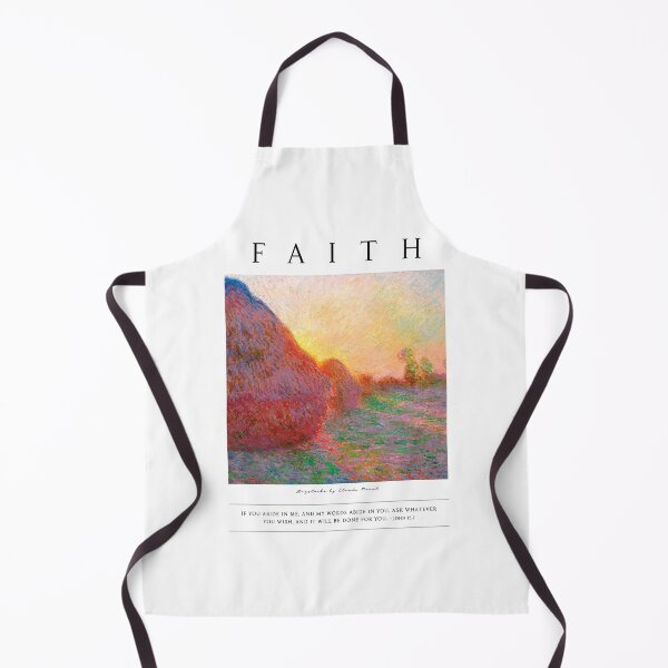 Item preview, FAITH, Haystacks by Claude Monet designed and sold by KAMdesignhaus.
