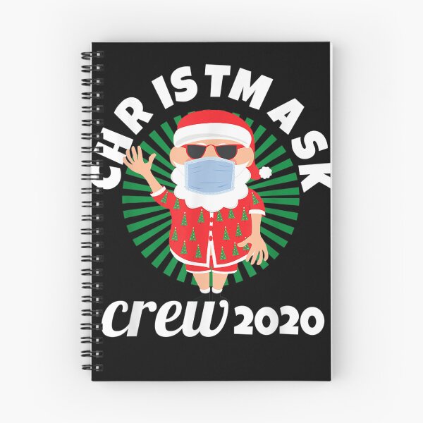 Item preview, Christmask Crew 2020 Funny Mask Wearing Santa Christmas T-Shirt designed and sold by BolichFalk.
