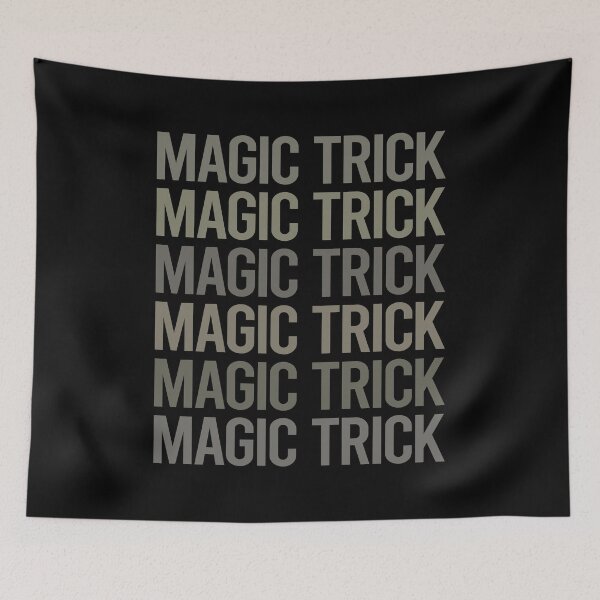 Item preview, Gray Text Art Magic Tricks designed and sold by TartSpiderWeb.