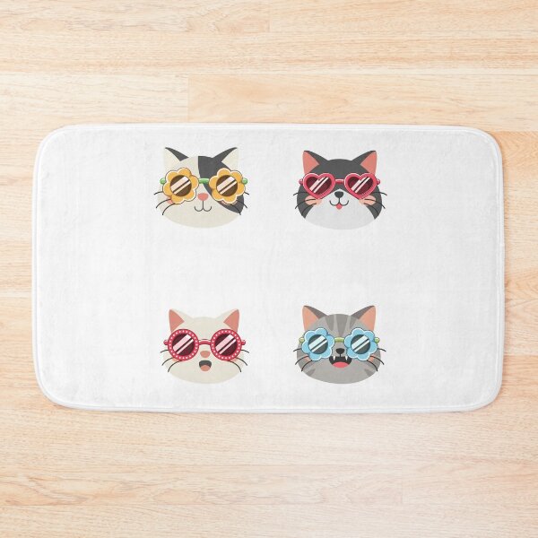 Item preview, Funny cat face with funky glasses designed and sold by GamersLands.