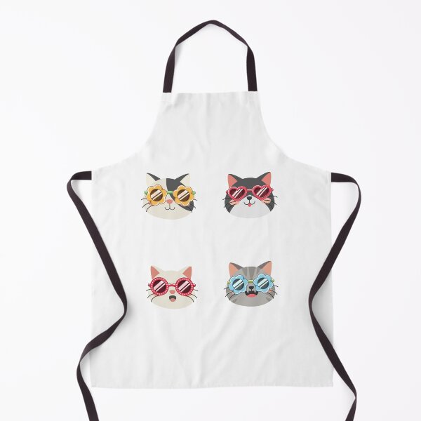 Item preview, Funny cat face with funky glasses designed and sold by GamersLands.