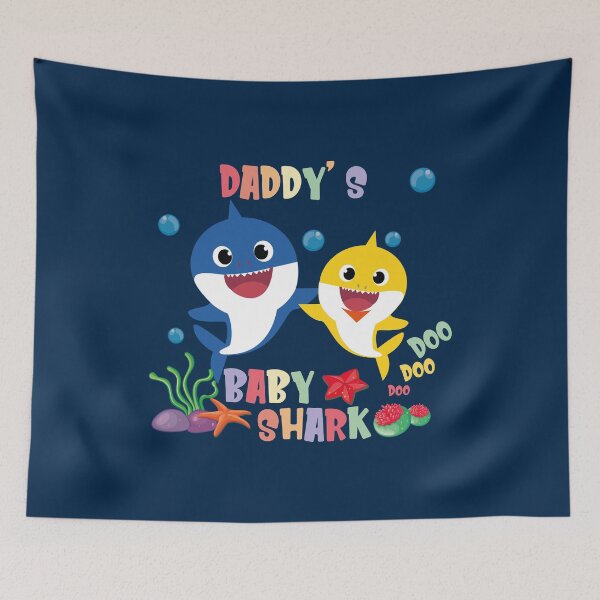 Item preview, Daddy' s Baby Shark Funny Tee designed and sold by quickkaart.
