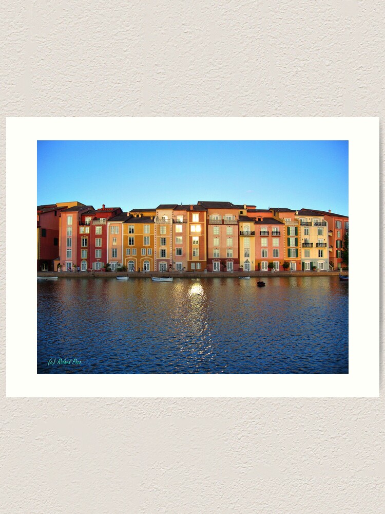 Alternate view of Sunset in Portofino Bay Art Print