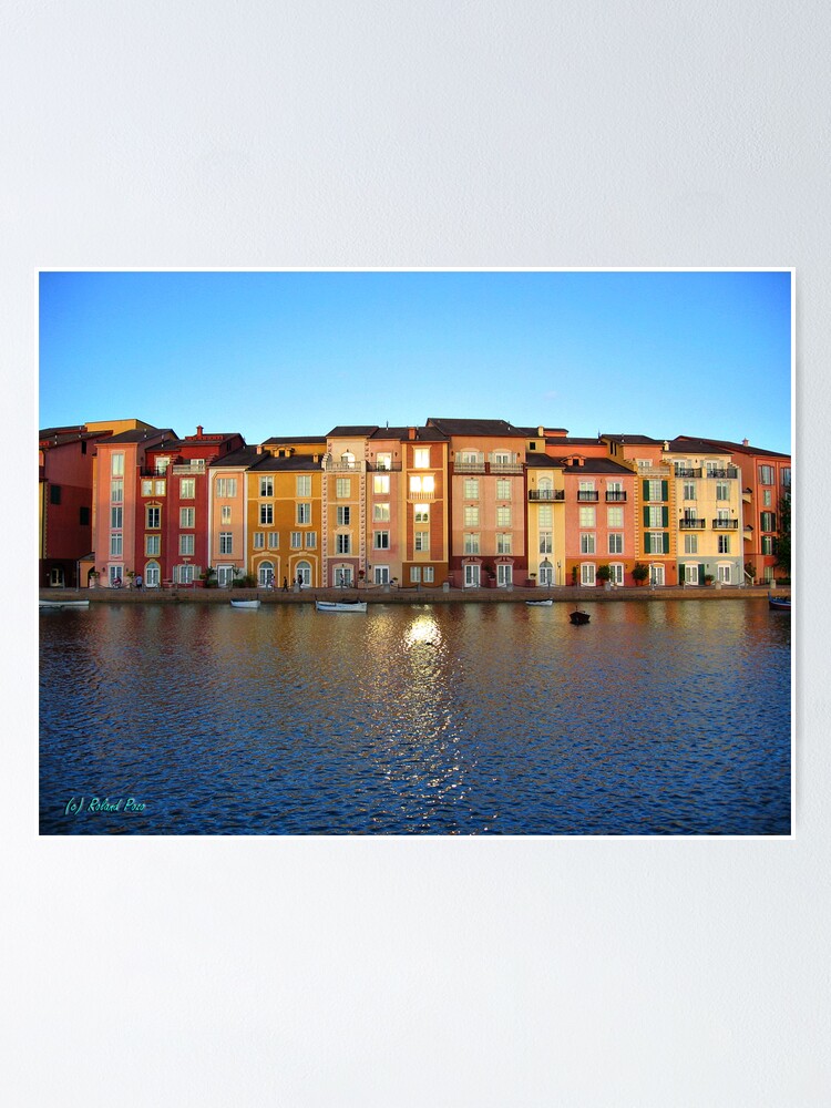 Alternate view of Sunset in Portofino Bay Poster