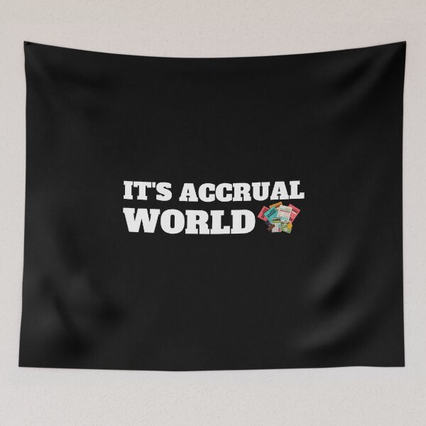 Item preview, It's accrual world designed and sold by TomorrowQuotes.