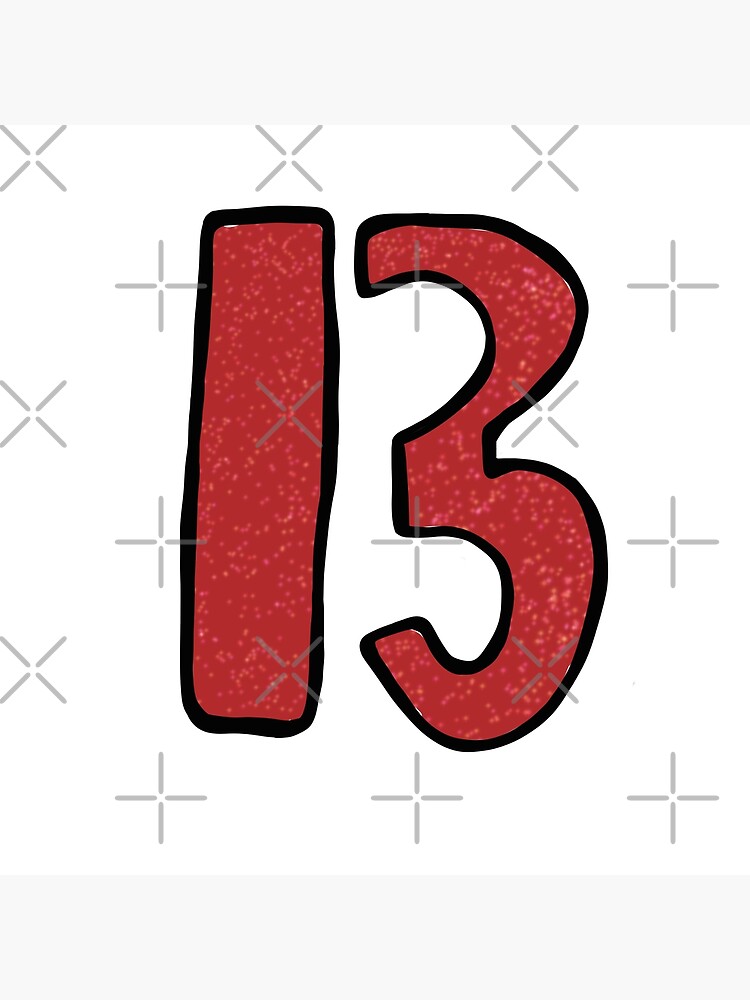 "Red 13 Taylor Swift" Poster for Sale by bombalurina Redbubble