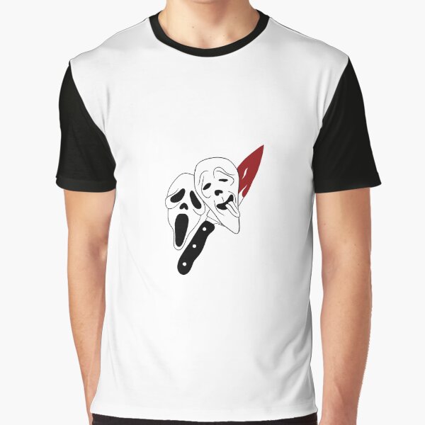 Masque d'acteur Scream T-shirt graphique