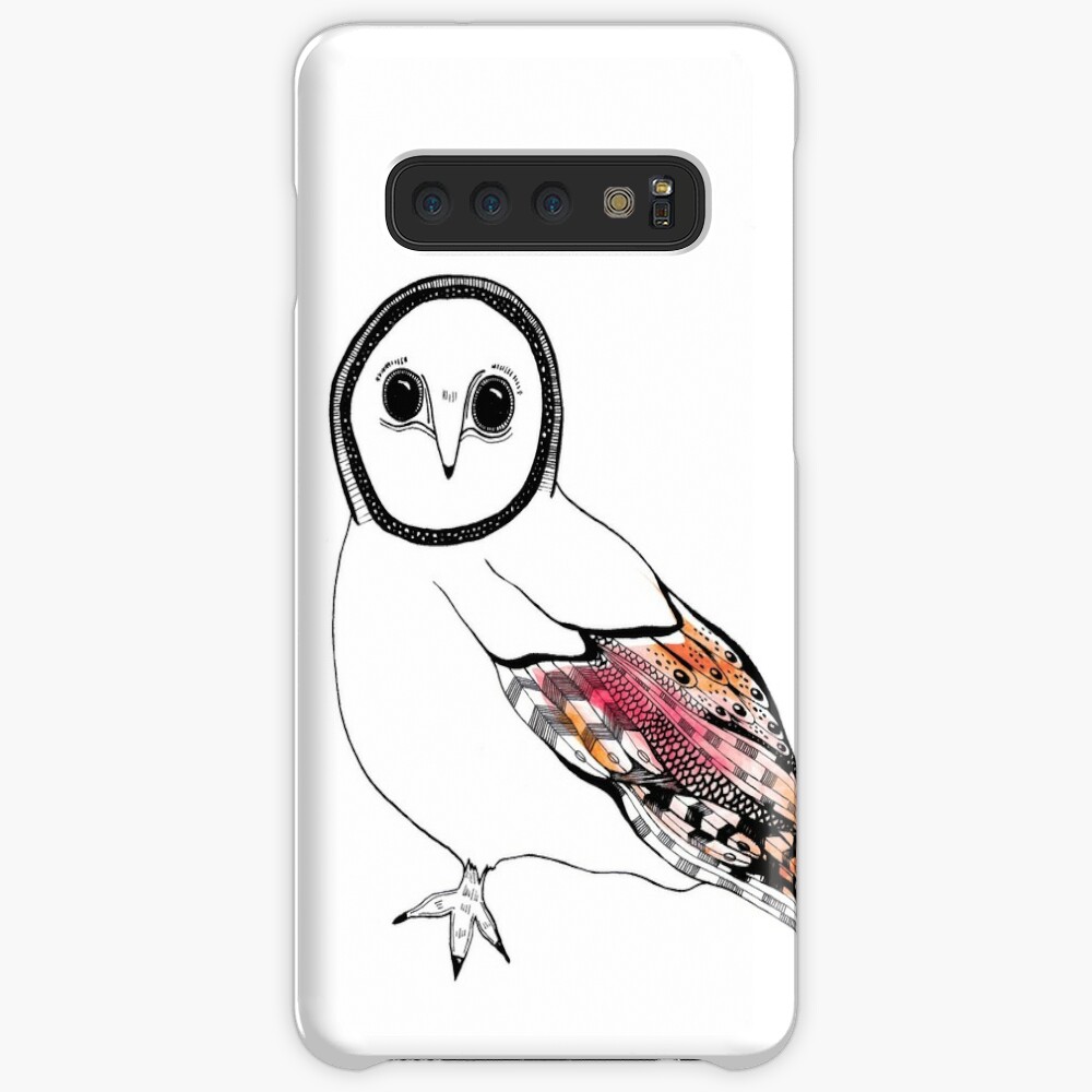 Barn Owl Case Skin For Samsung Galaxy By J A S Design Redbubble