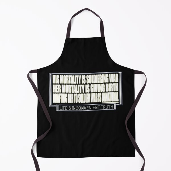 Item preview, Drafting Her to Soldier War is Unnatural (Life's Inconvenient Truth) designed and sold by DVM2.