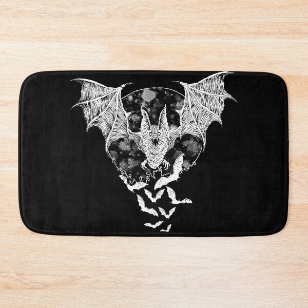 Item preview, Vampire Bat and Moon designed and sold by MysticMoonVibes.