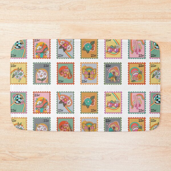 Item preview, 70s stamp set  designed and sold by teaandcraft.
