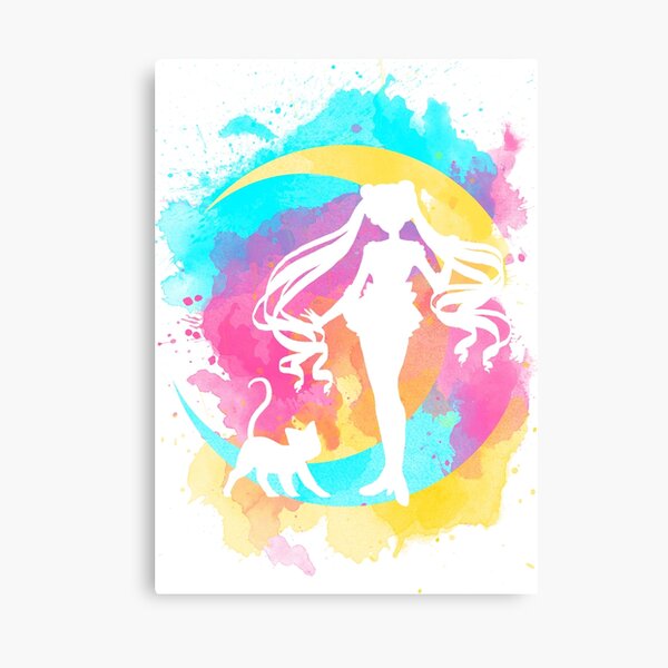 Happy Guardian Sailor Moon Canvas Print
