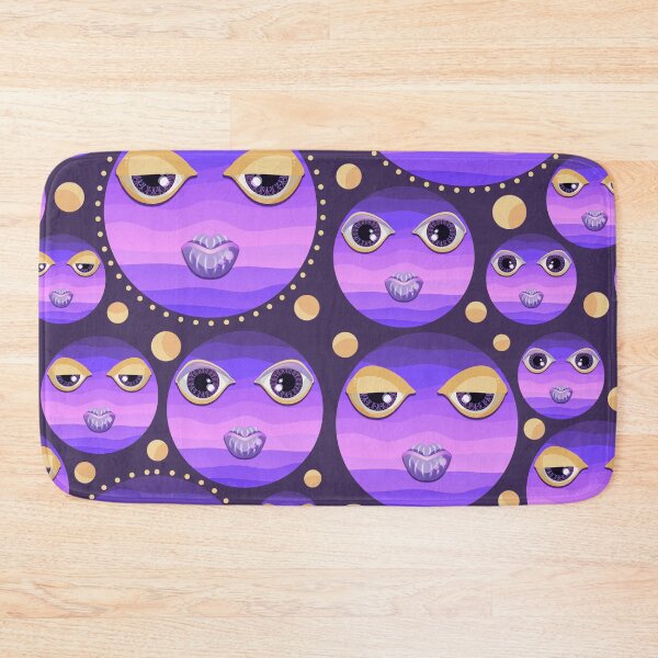 Item preview, Purple faces pattren designed and sold by karina-artspace.