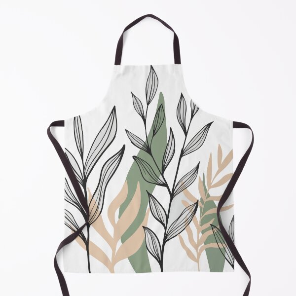Item preview, Flowers Leaves Brown Green Black and Beige designed and sold by Mushrankhan.