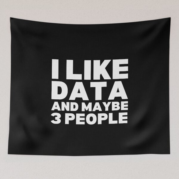 Item preview, I like Data and maybe 3 people designed and sold by TomorrowQuotes.