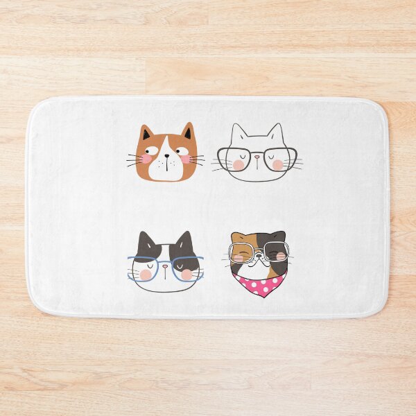 Item preview, Funny cat face with funky glasses designed and sold by GamersLands.