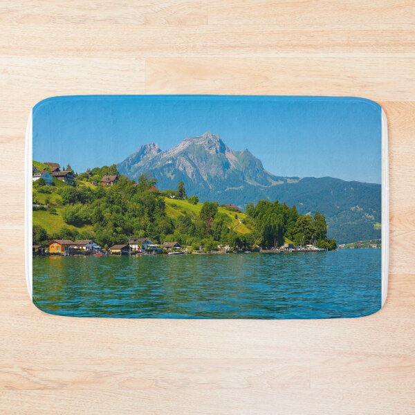 Item preview, Mountain Peak Pilatus and Lake Lucerne in a Sunny Summer Day in Lucerne designed and sold by Mats Silvan.