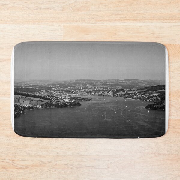 Item preview, Aerial View over City of Lucerne and Lake Lucerne and Mountain in Lucerne designed and sold by Mats Silvan.
