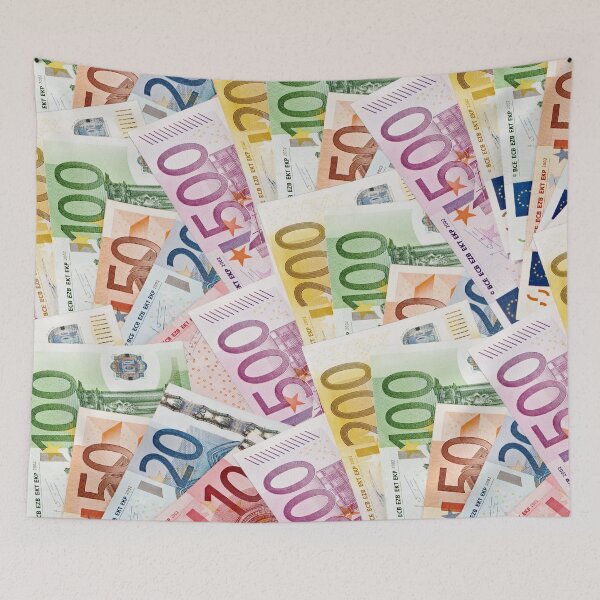 Item preview, Eur Euro Euros European Money Bill Banknote Rainbow Colorful  designed and sold by LoveSeasonz.