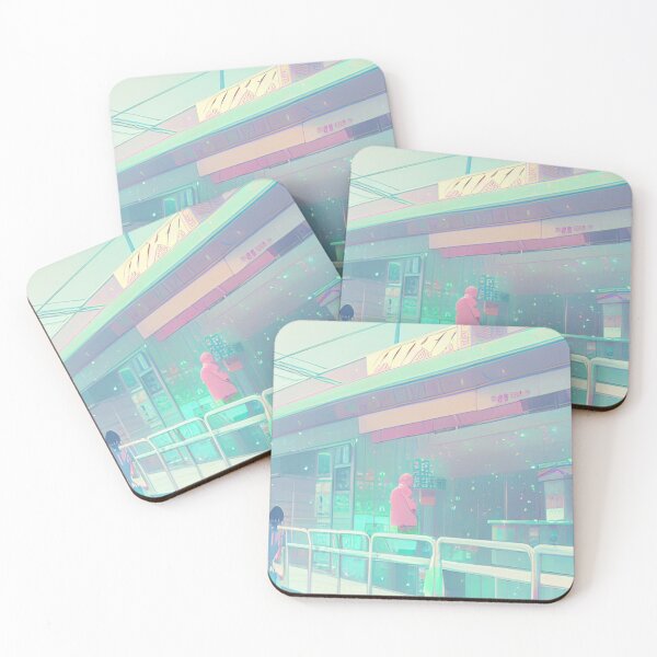Item preview, 90s Nostalgia Retro Vaporwave Fantasy Futuristic Retro Landscape Illustration designed and sold by S Y N T H R E A L M.