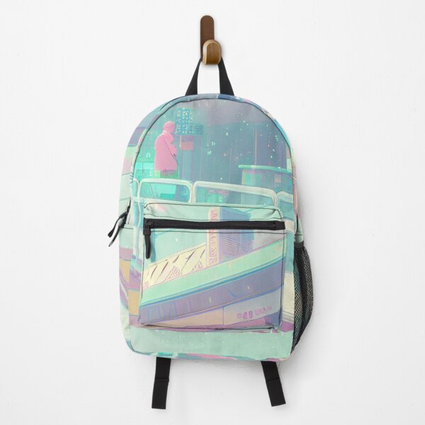 Item preview, 90s Nostalgia Retro Vaporwave Fantasy Futuristic Retro Landscape Illustration designed and sold by S Y N T H R E A L M.