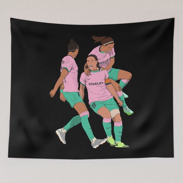 Item preview, Jenni Hermoso, Alexia Putellas, Aitana Bonmatí Goal Celebration designed and sold by PerryAltman.