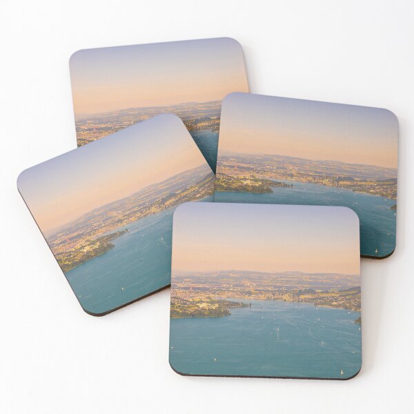 Item preview, Aerial View over City of Lucerne and Lake Lucerne and Mountain in Lucerne designed and sold by Mats Silvan.