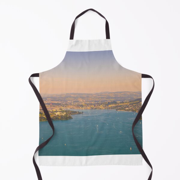 Item preview, Aerial View over City of Lucerne and Lake Lucerne and Mountain in Lucerne designed and sold by Mats Silvan.