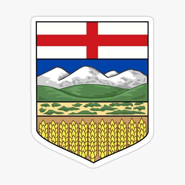 Alberta Coat of Arms, Canada Sticker