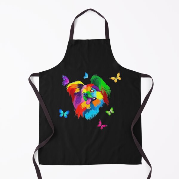 Item preview, colored papillon dog designed and sold by surixinh2020.