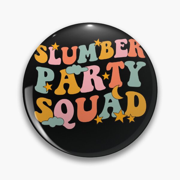 Item preview, Slumber Party Squad Groovy For Birthday Sleepover Party designed and sold by JokeGysen.