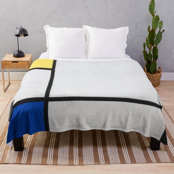 Item preview, Composition with Yellow, Blue, Black and Light Blue by Mondrian designed and sold by MurellosArt.